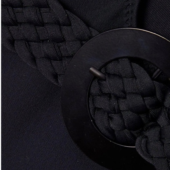 Solid & Striped Beatrice One Piece Braided Belt Black Swimsuit $188 - Picture 8 of 12